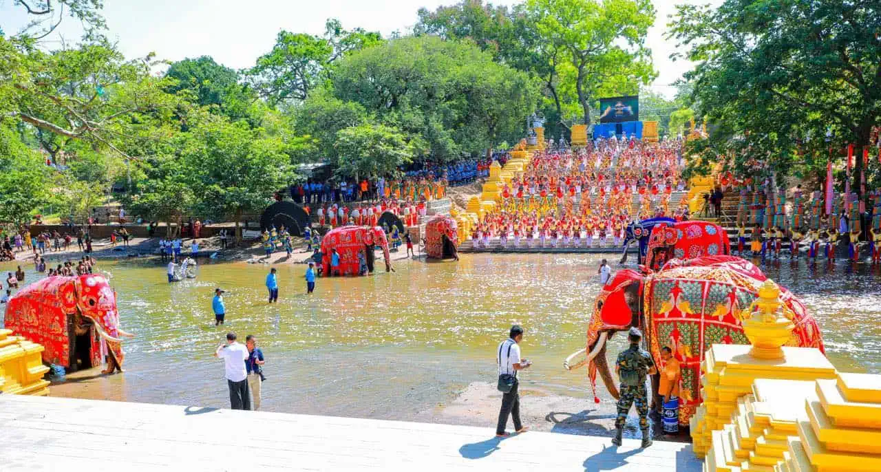 Grand Opening of Golden Gate at Ruhunu Kataragama Maha Devalaya